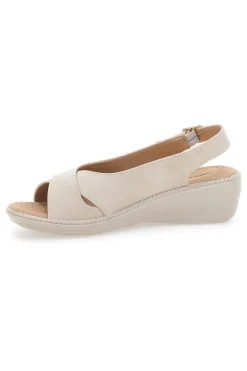 Sandali Beige Slingback Con Platform Mio Tempo MIN9180