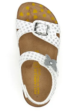 Sandali Bianchi a Pois Pittarello Bio 257084