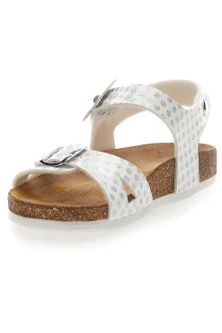 Sandali Bianchi a Pois Pittarello Bio 257084