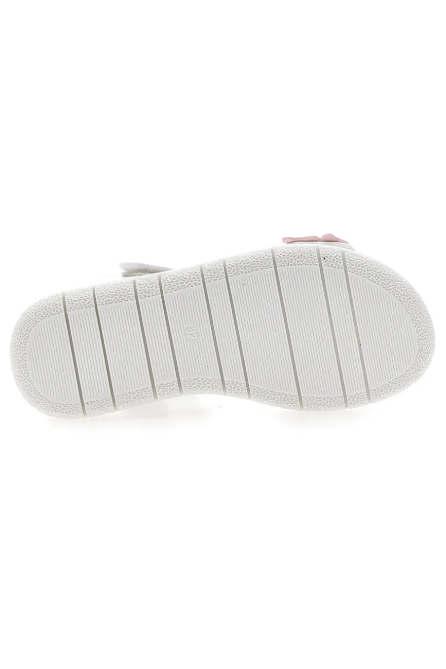 Sandali Bianchi con Applique Colorate e Velcro LAURA BIAGIOTTI 96139491