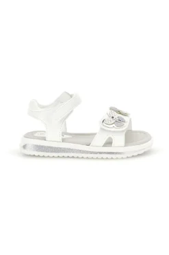Sandali Bianchi con Applicazione Cuore Grazie girl 218593
