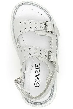 Sandali bianchi con borchie GRAZIE GIRL 229376