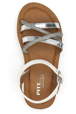 Sandali Bianchi con Cinturino Pitt Kids 392433