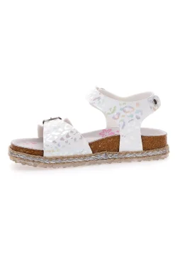 Sandali Bianchi Con Cinturino Pitt Kids 14452