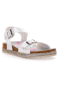 Sandali Bianchi Con Cinturino Pitt Kids 14452