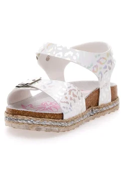 Sandali Bianchi Con Cinturino Pitt Kids 14452