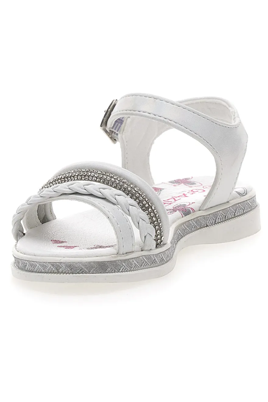 Sandali Bianchi con Cinturini e Suola Morbida GRAZIE GIRL 14327