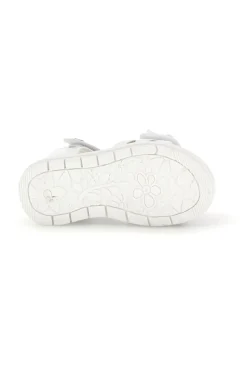 Sandali bianchi con cuori argento Grazie girl 200C574