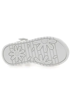 Sandali Bianchi con Farfalle e Doppio Velcro GRAZIE GIRL 15018