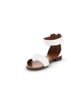 Sandali bianchi con fascia e cinturino Pittarello look 225495