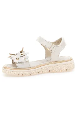Sandali bianchi con fiori e strappo Laura Biagiotti 96129493