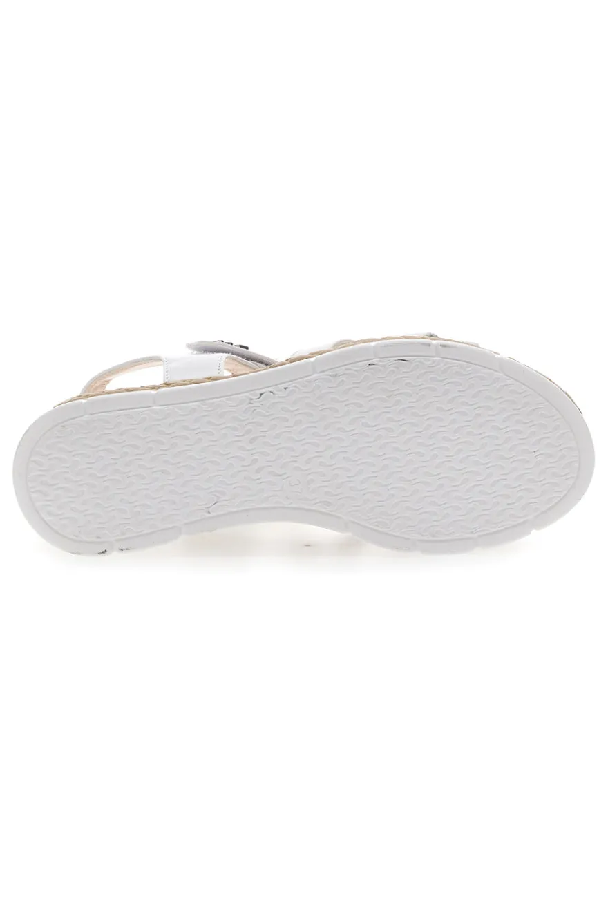 Sandali Bianchi Con Platform Mariella Burani 50632