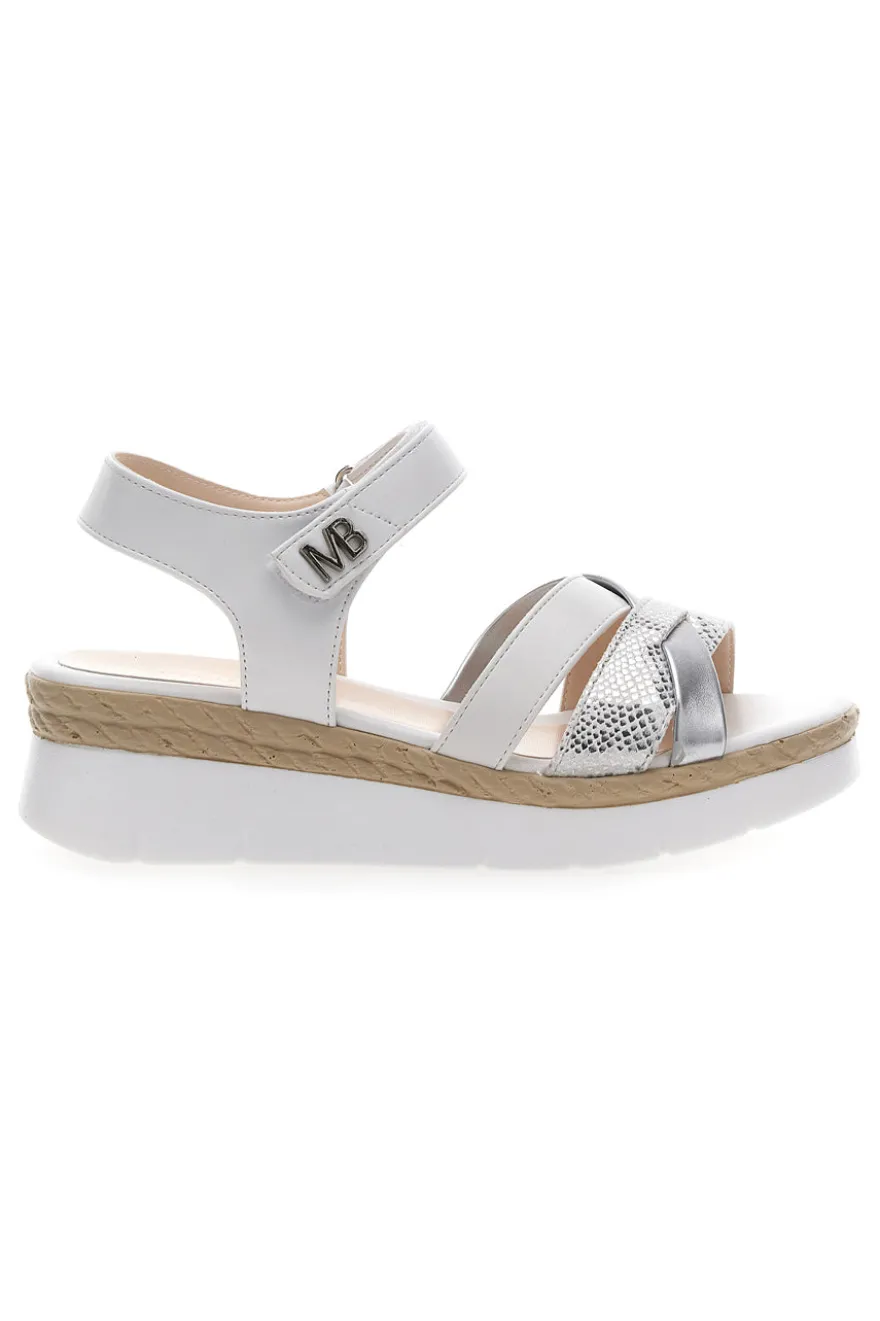 Sandali Bianchi Con Platform Mariella Burani 50632