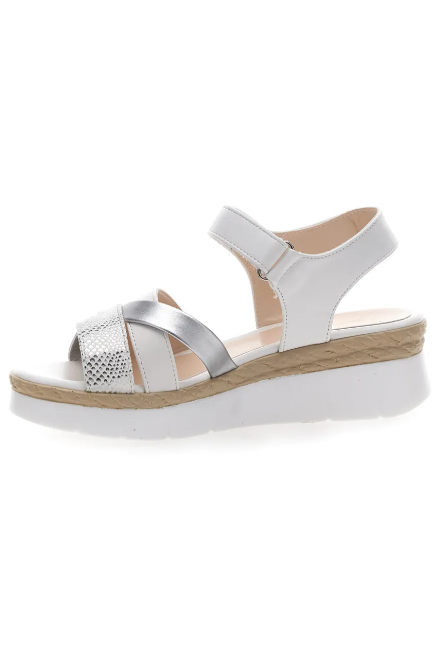 Sandali Bianchi Con Platform Mariella Burani 50632
