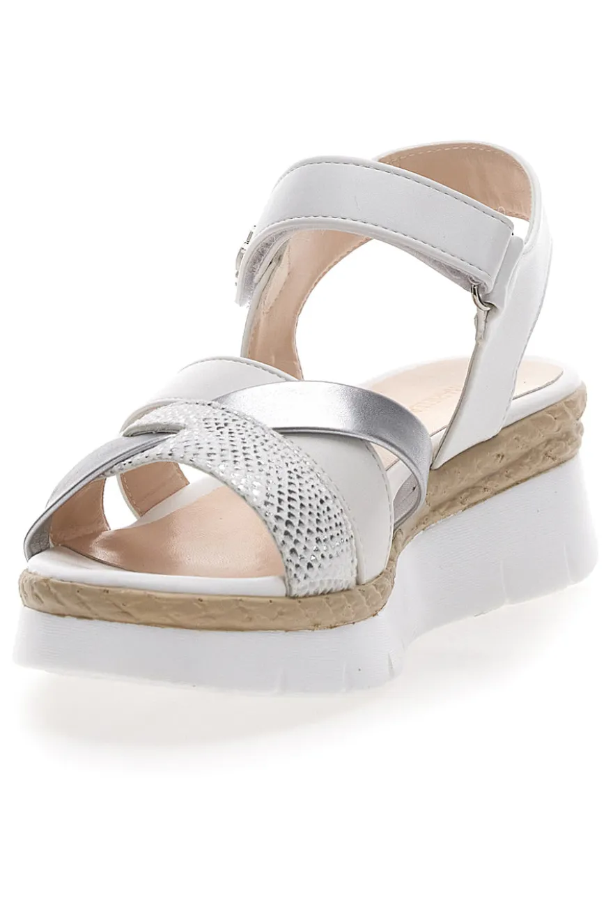 Sandali Bianchi Con Platform Mariella Burani 50632