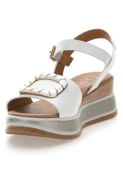 Sandali bianchi con platform Pittarello Class 19236