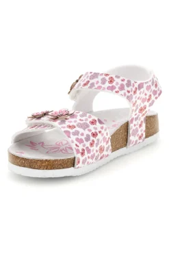 Sandali Bianchi con Stampa Cuori Pitt kids 14609