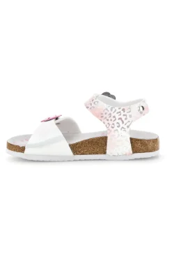 Sandali Bianchi con Stampa Animalier Pitt kids 14610