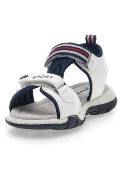 Sandali Bianchi Con Strappi in Velcro Superga 63278