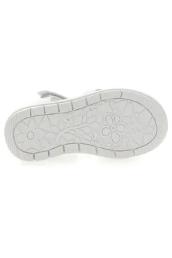 Sandali Bianchi Con Strappo in Velcro Grazie 200C355