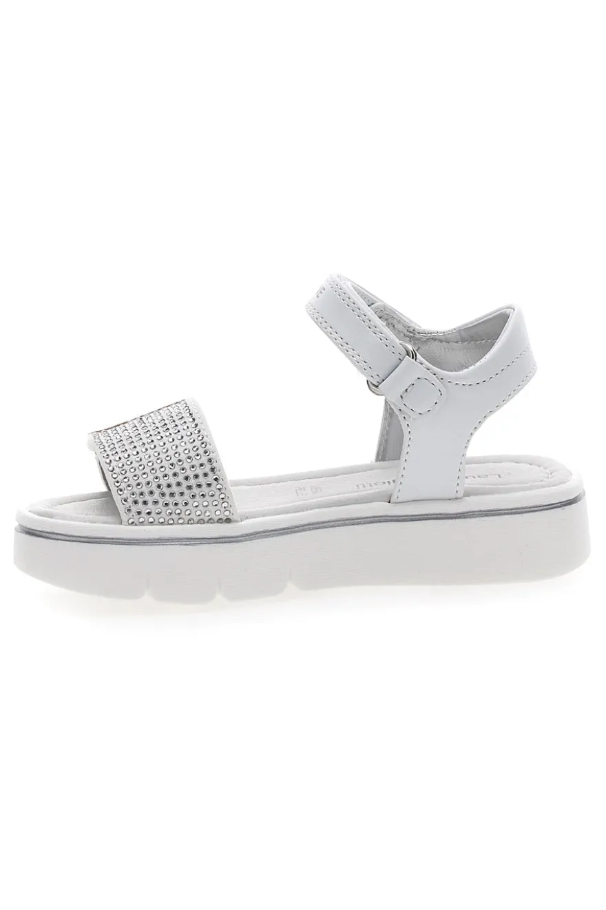 Sandali Bianchi con Strass Laura Biagiotti 9044
