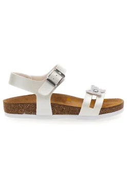 Sandali bianchi con strass Pittarello Bio 257A010SR