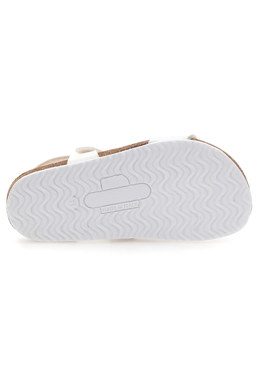 Sandali bianchi con strass Pittarello Bio 257A010SR