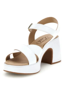 Sandali bianchi con tacco Pittarello look MK3557C435