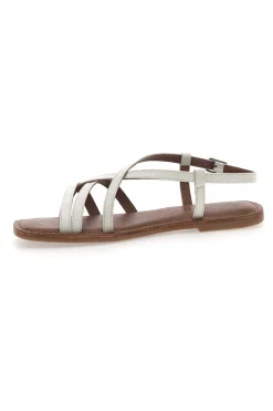 Sandali Bianchi con Tomaia Incrociata PITTARELLO SUN A99361102