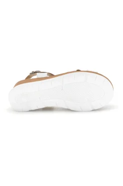 Sandali bianchi con zeppa made in Italy Plocadi 11074113