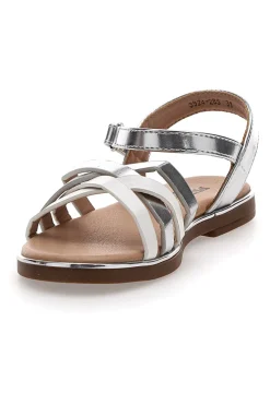Sandali Bianchi e Argento Pittarello Kids 392428
