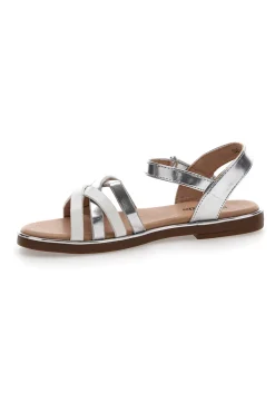 Sandali Bianchi e Argento Pittarello Kids 392428
