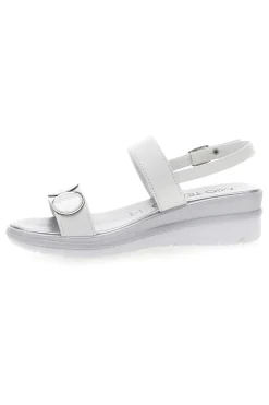 Sandali Bianchi e Argento con Platform Mio Tempo 2482