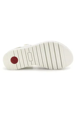 Sandali bianchi e beige con fasce incrociate Imac 1080700295526