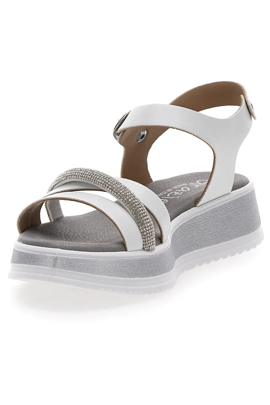 Sandali Bianchi Eleganti da Cerimonia Grazie Girl 11243104