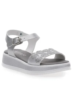 Sandali Bianchi Eleganti da Cerimonia Grazie Girl 11244159