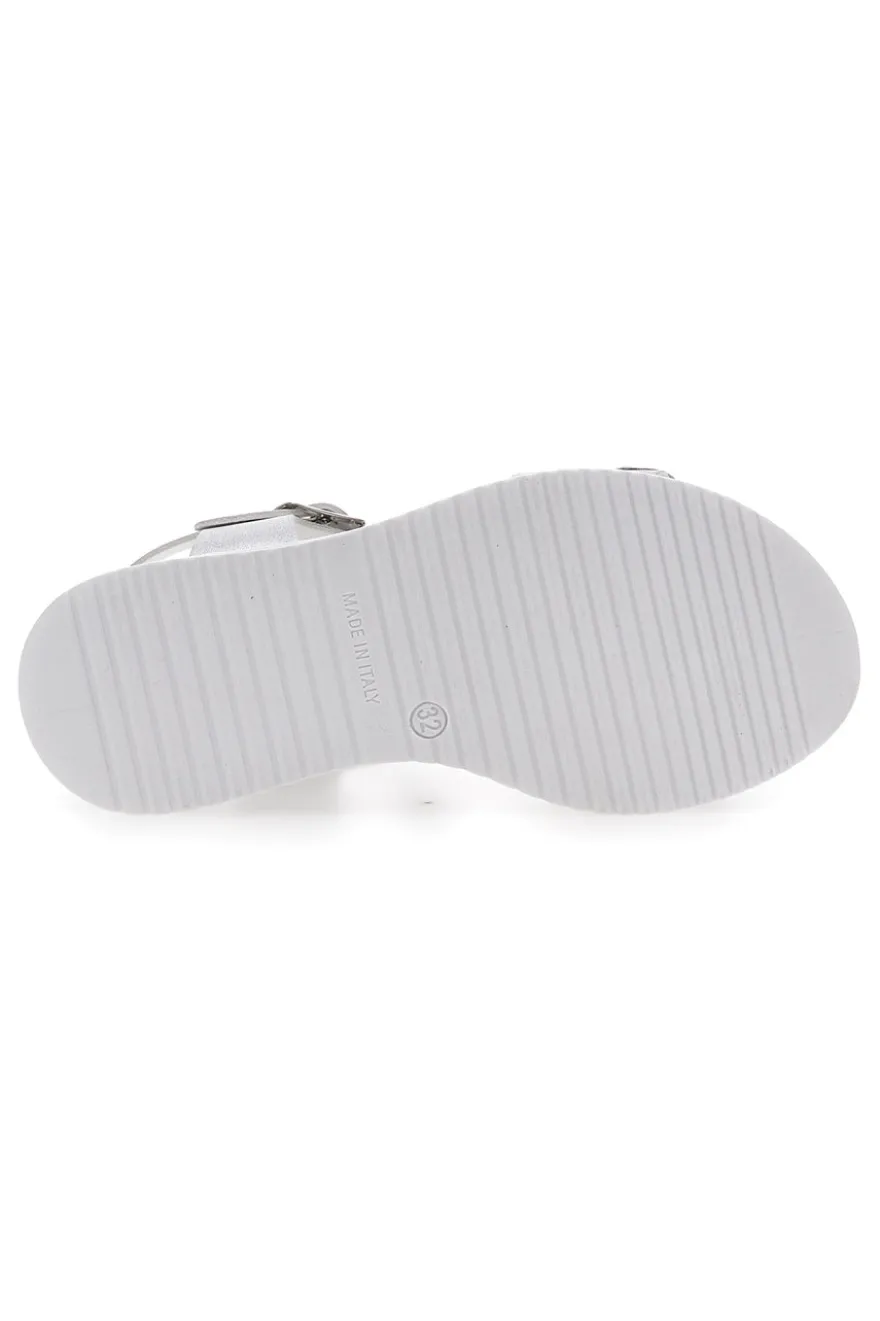Sandali Bianchi Eleganti da Cerimonia Grazie Girl 11244159