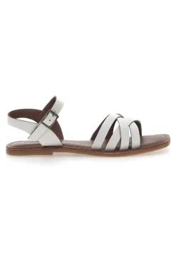 Sandali Bianchi In Vera Pelle Pittarello Sun A99311102