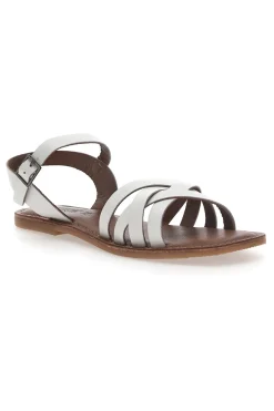 Sandali Bianchi In Vera Pelle Pittarello Sun A99311102