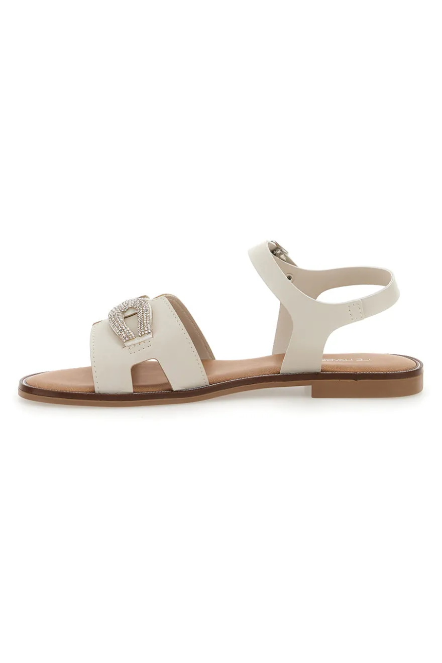 Sandali Bianco Avorio da Donna Le Havre Paris 5428