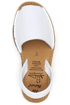 Sandali bianco Open Toe in Materie Sintetiche Fly Nature MN101