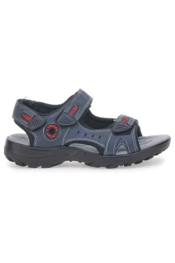 Sandali blu con chiusura a strappo Canguro CA1002