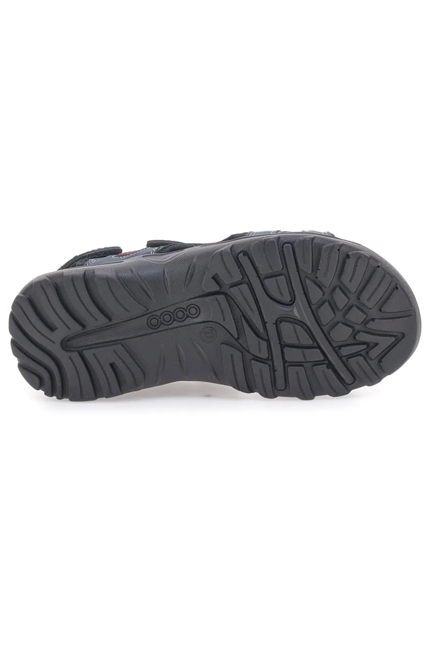 Sandali blu con chiusura a strappo Canguro CA1002