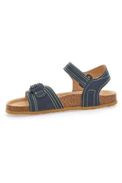 Sandali Blu con Chiusura in Velcro ASSO 64135