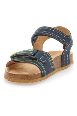 Sandali Blu con Chiusura in Velcro ASSO 64135
