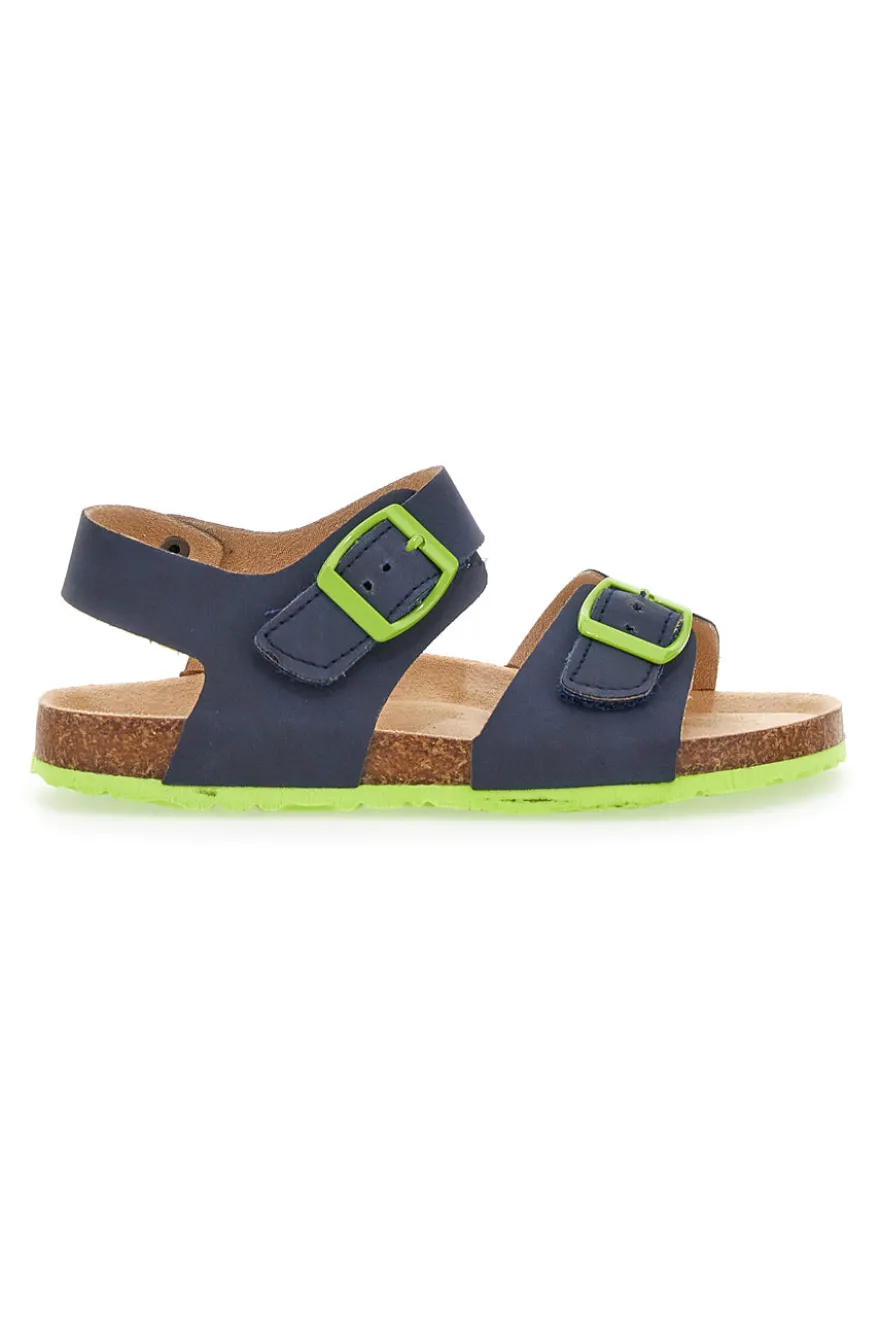 Sandali Blu con Chiusura in Velcro ASSO 16210