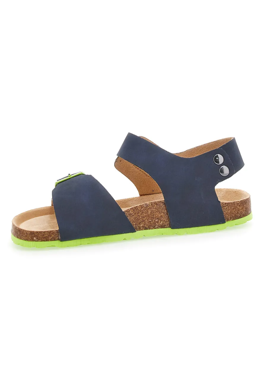 Sandali Blu con Chiusura in Velcro ASSO 16210