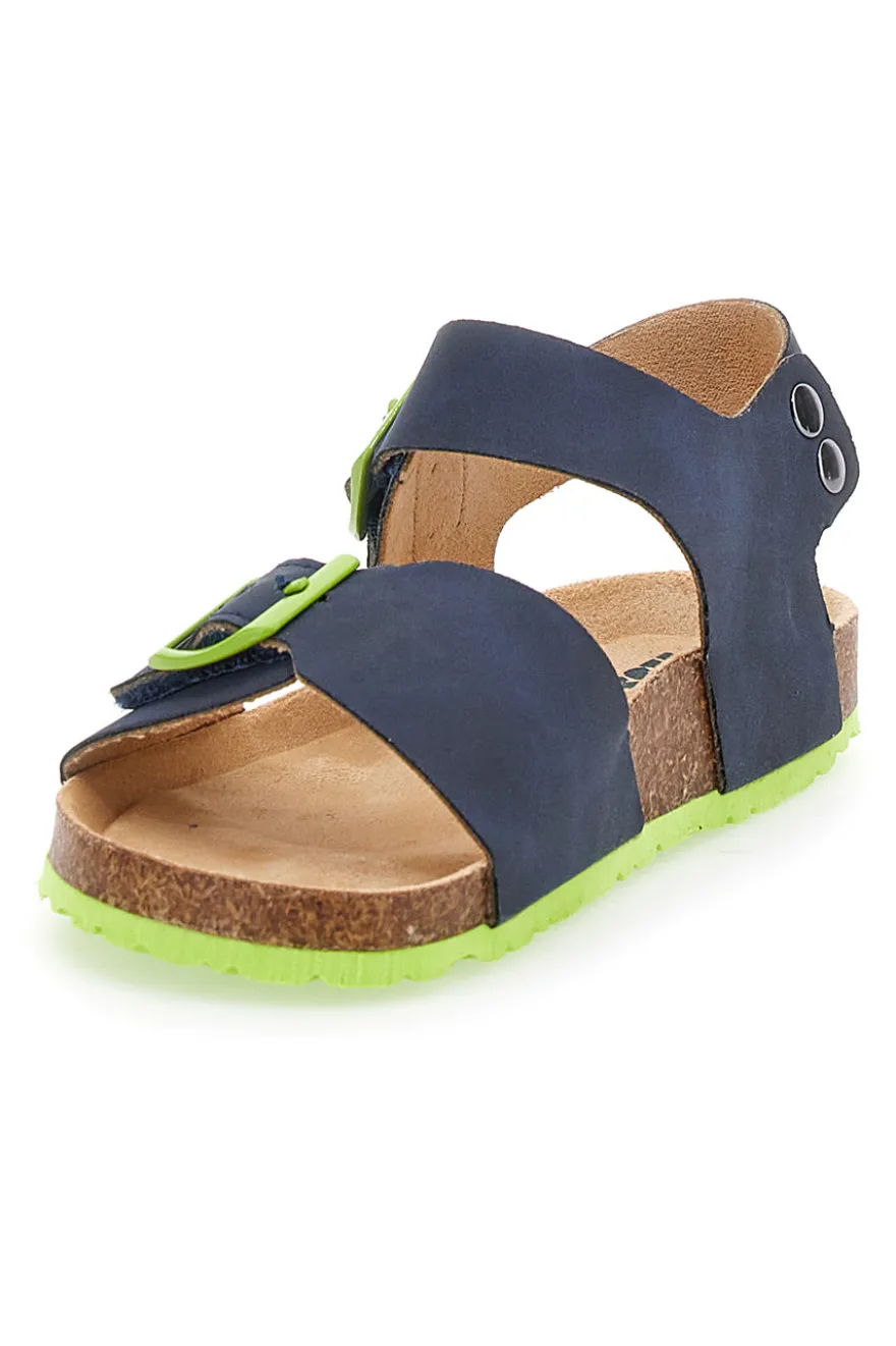 Sandali Blu con Chiusura in Velcro ASSO 16210