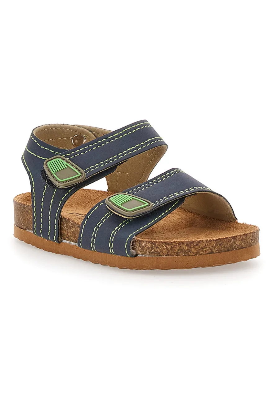 Sandali Blu con chiusura a strappo PITT KIDS 14128