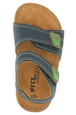 Sandali Blu con chiusura a strappo PITT KIDS 14128